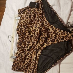 Leopard Print Bikini Bottoms
